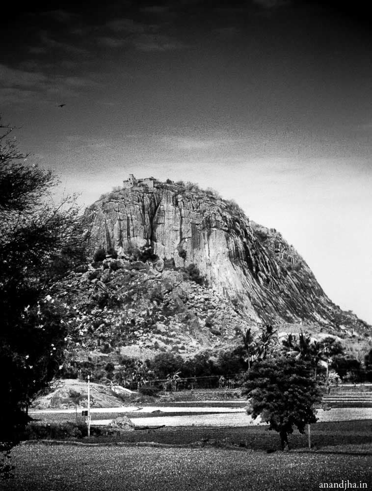 Rajagiri hill in Gingee, Tamil Nadu
