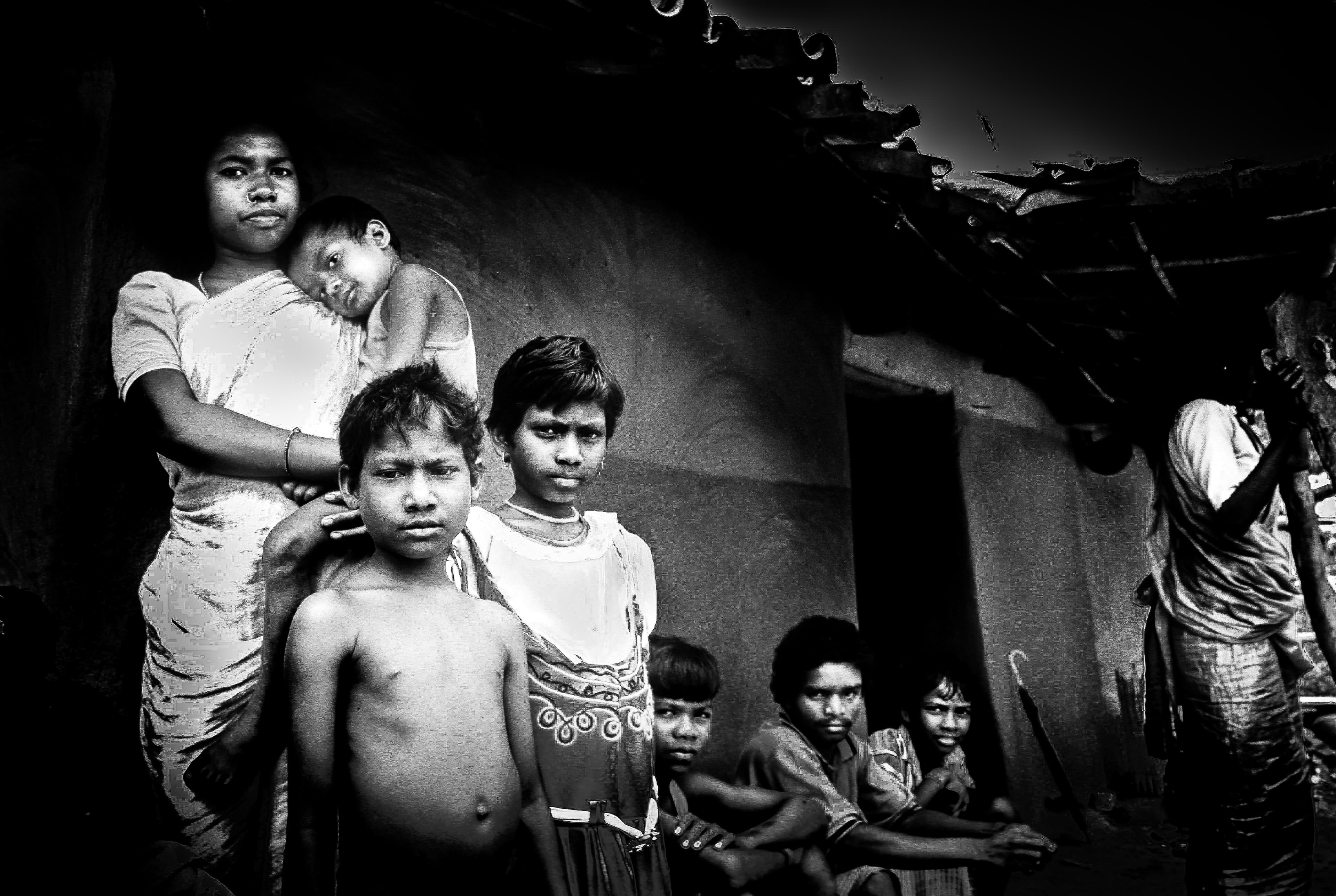 Tribal family in Jamtara